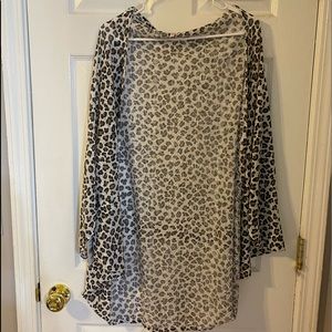 Cheetah Print Cardigan